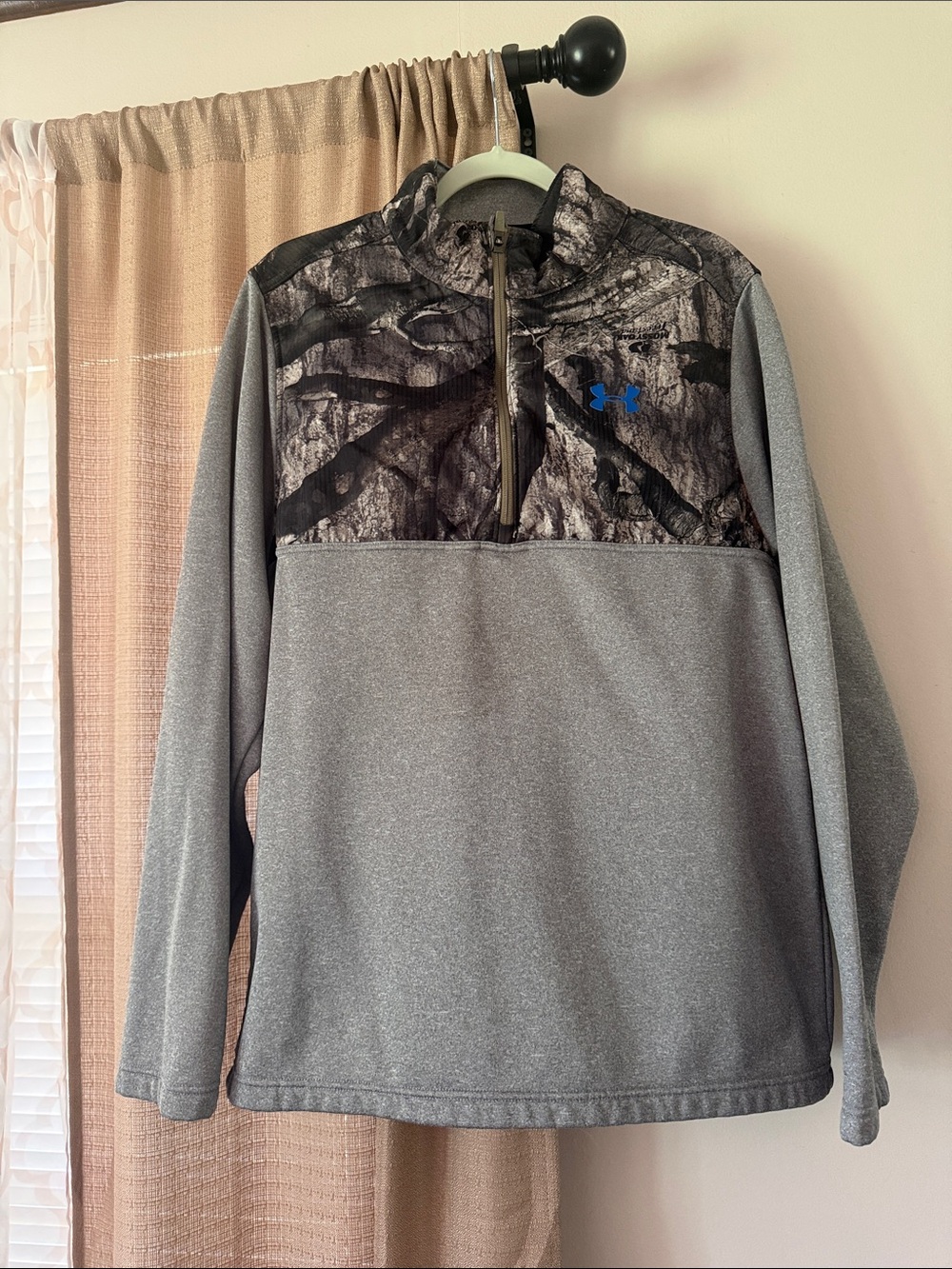 Under Armour Gray Pullover with Camo